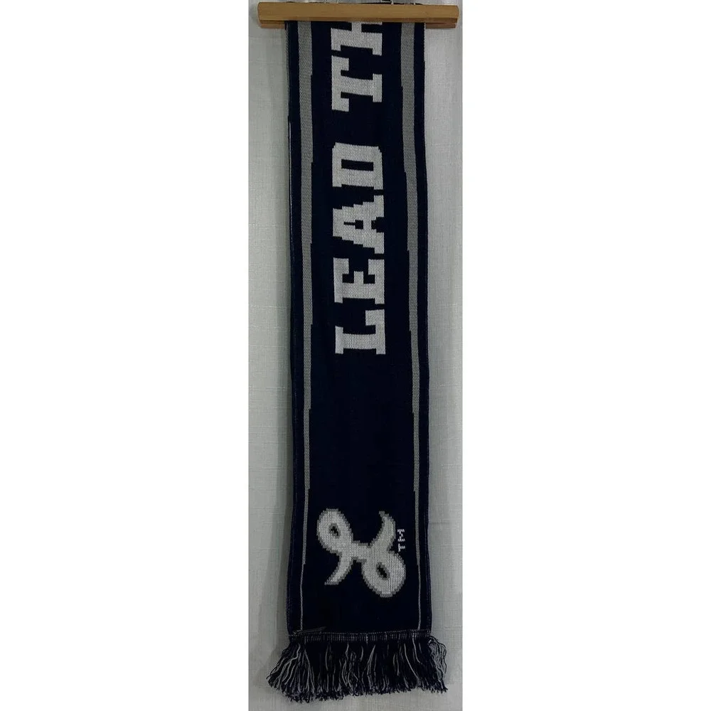 Ruffneck Scarves 2016 Cowboys Navy & Silver Lead the Charge Reversible Scarf